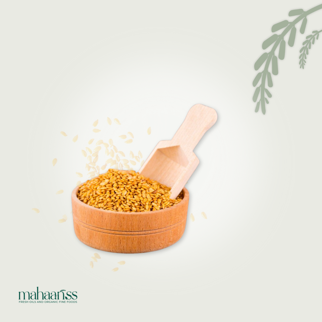 Organic Yellow Flaxseed