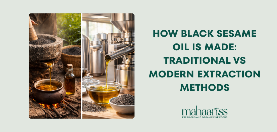 How Black Sesame Oil Is Made: Traditional vs Modern Extraction Methods