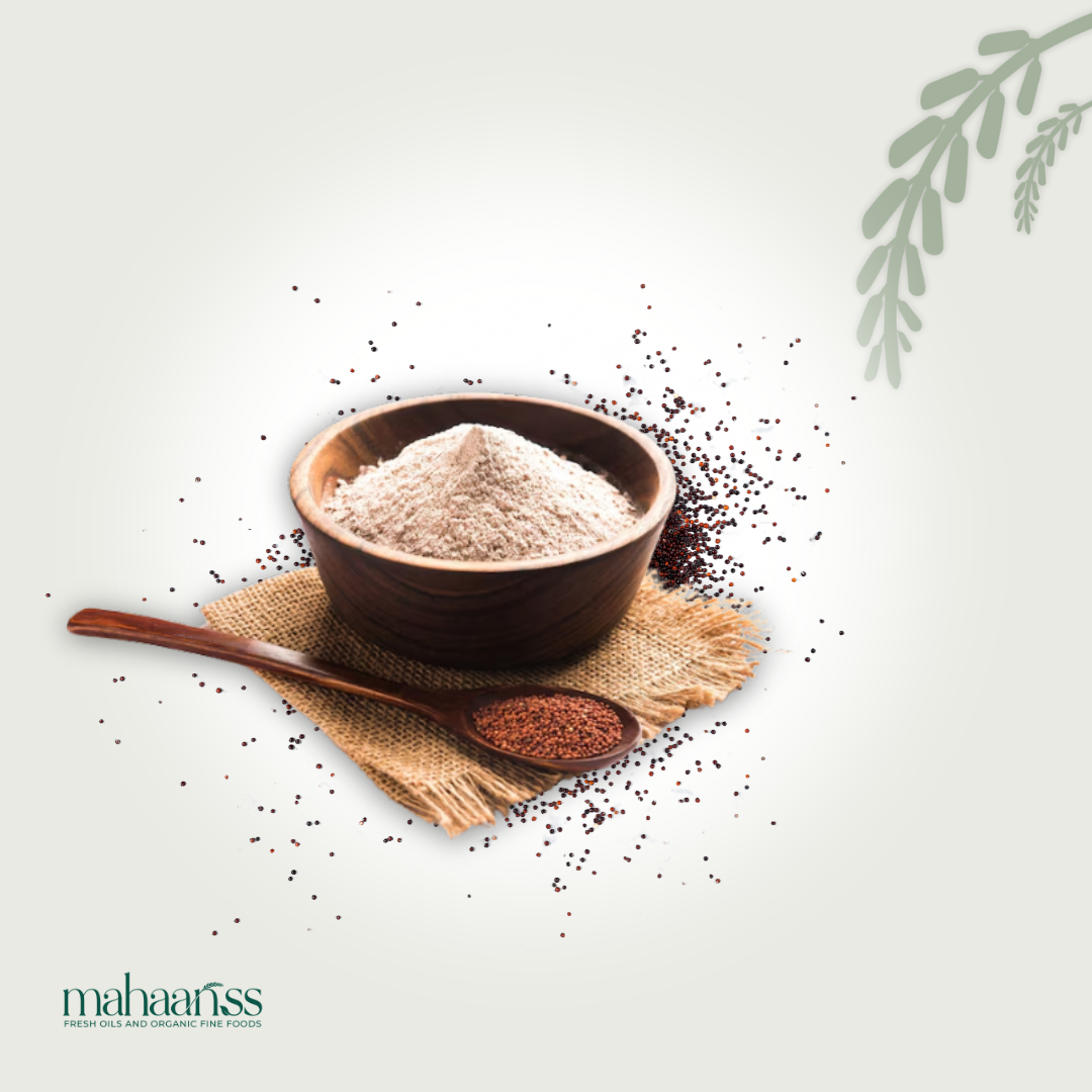 Natural Ragi Natural Ragi Flour – Healthy Baking Alternative – Mahaanss