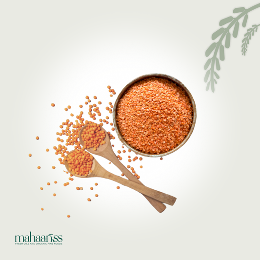 Organic Red Lentils Whole